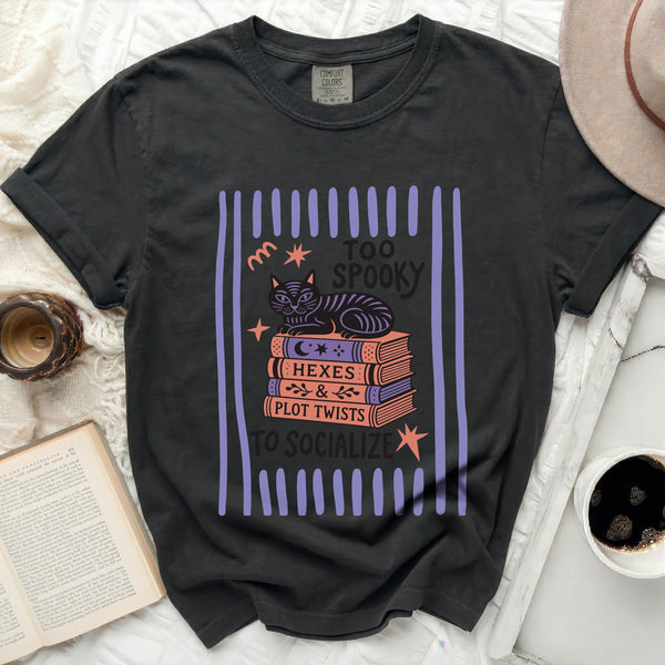 Too Spooky Tee in Black