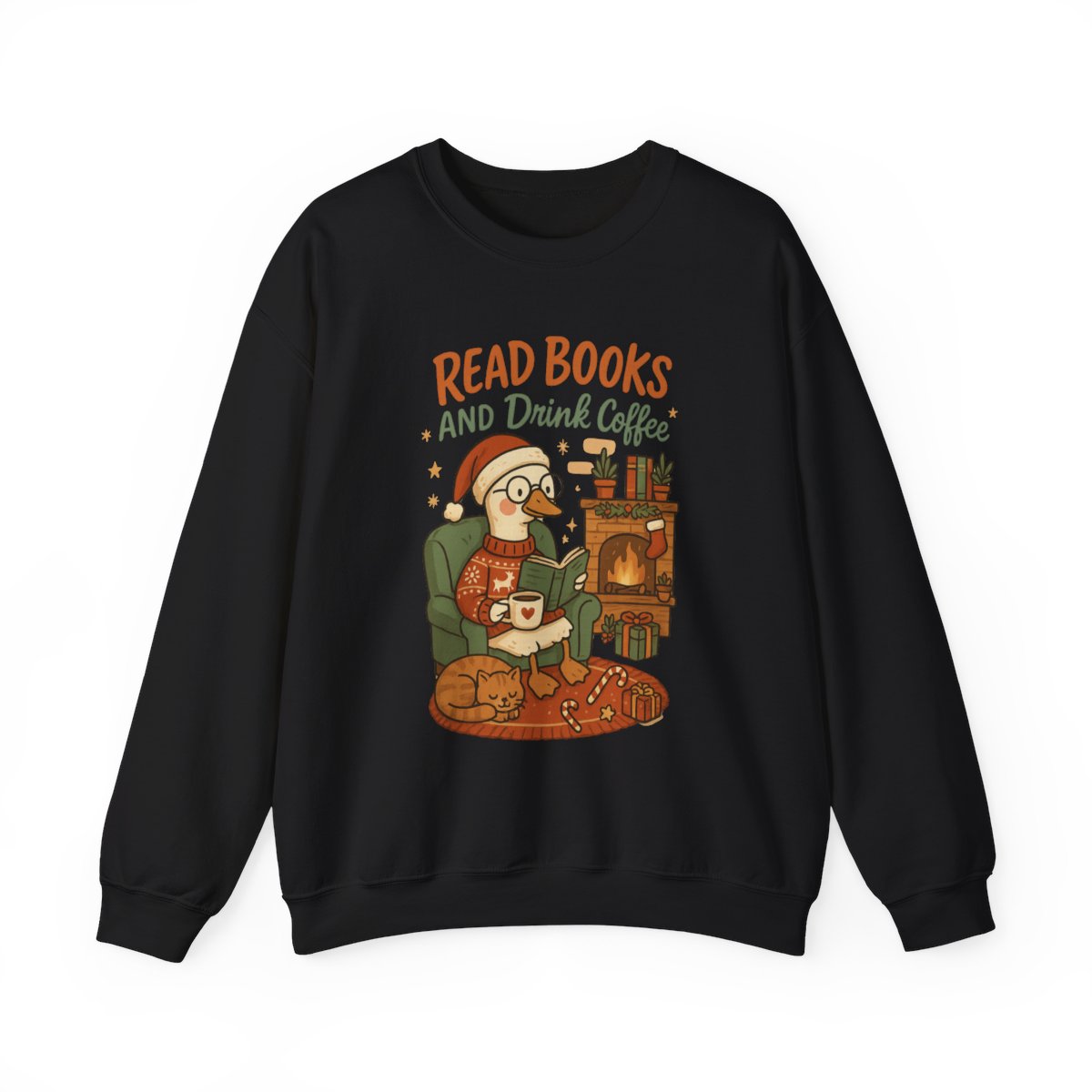 Cozy Read Books and Drink Coffee Sweater