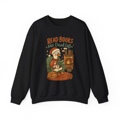 Cozy Read Books and Drink Coffee Sweater