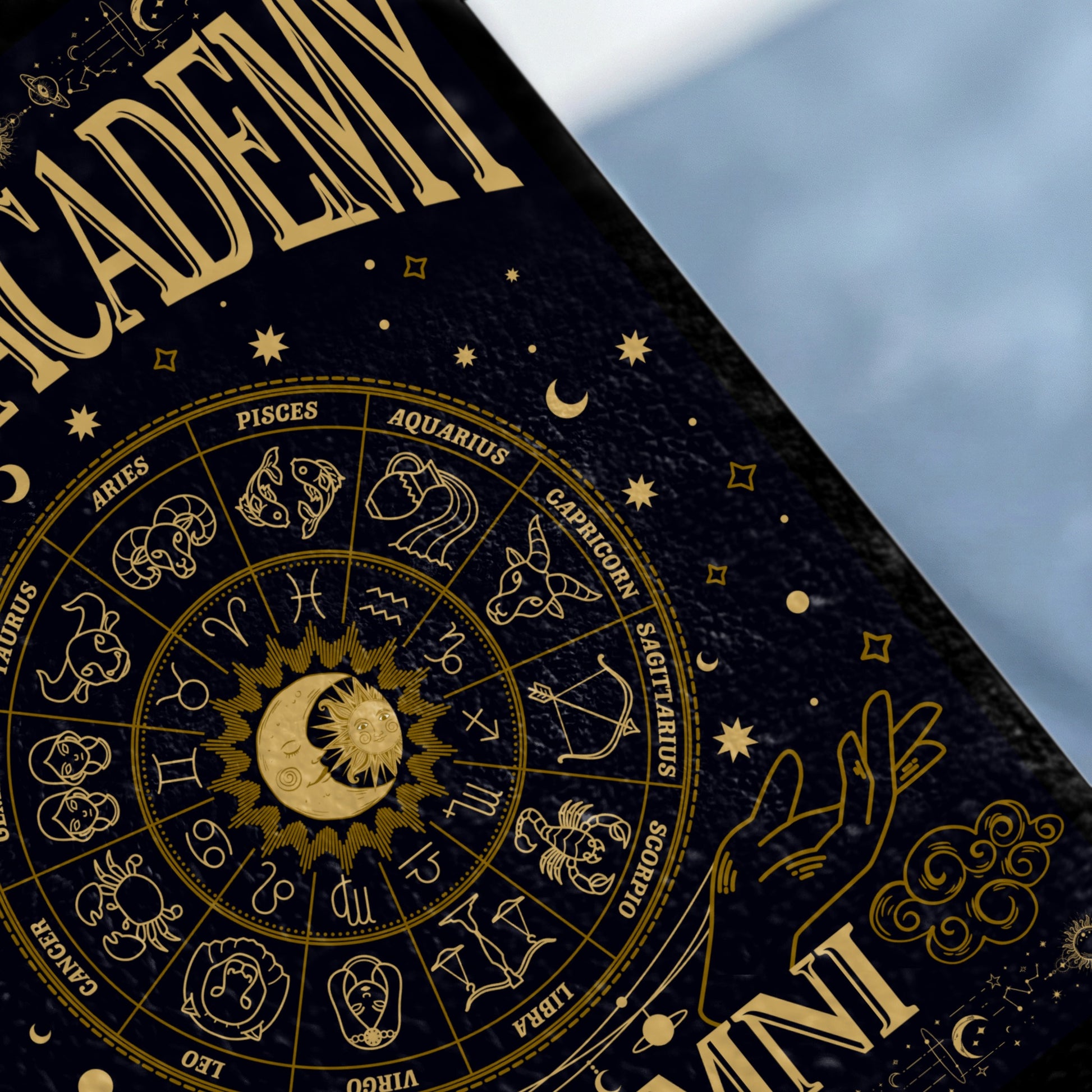 Astrology Academy Zodiac Wheel Moon Sun Stars product type