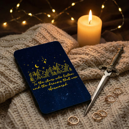 Night Sky Stars Who Listen Dreams Answered Journal product type