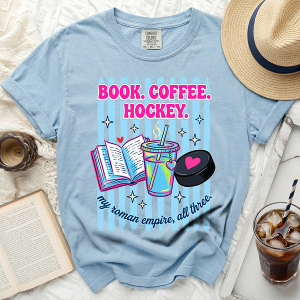 Passions Roman Empire Tee in Chambray