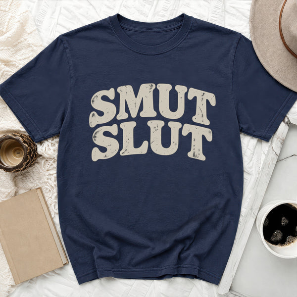Smut Slut Tee in True Navy