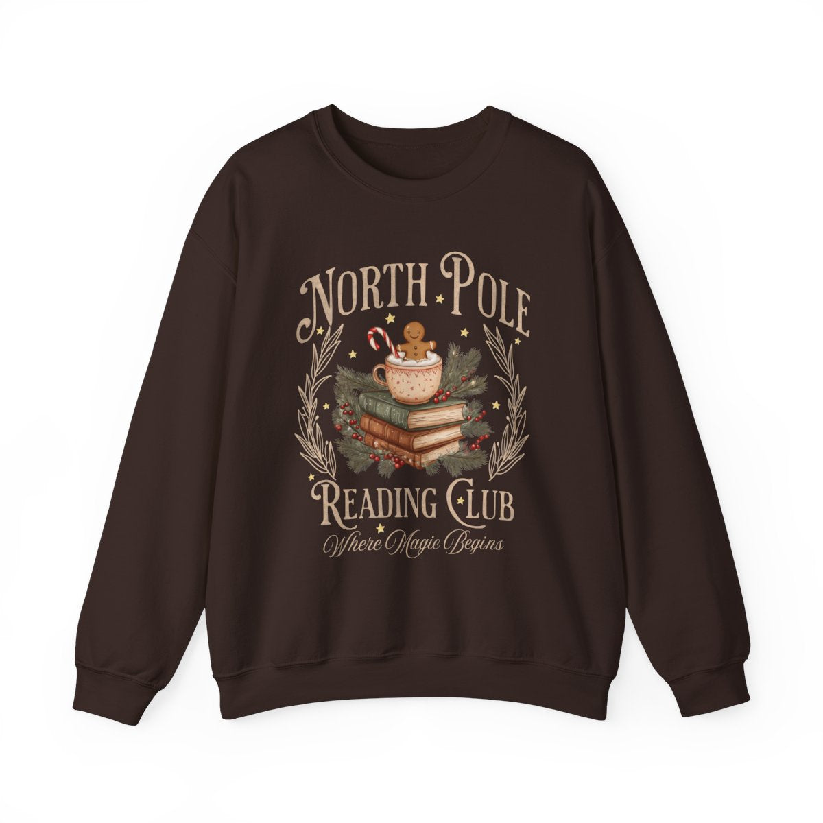 North Pole Reading Club Where Magic Begins sweatshirt
