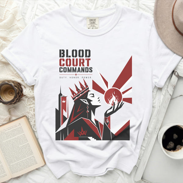 Blood Court Sovereign Tee in White
