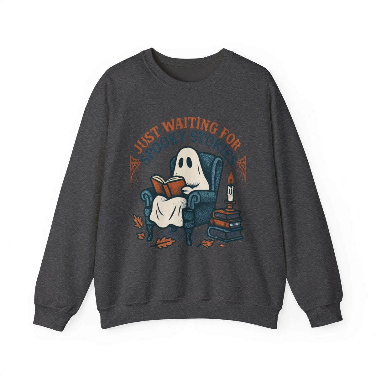 Just Waiting For Spooky Stories Halloween Sweatshirt