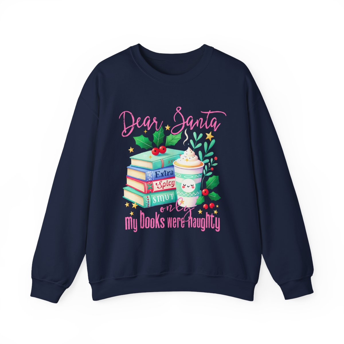 Festive Dear Santa Sweatshirt With Adorable Holiday Design