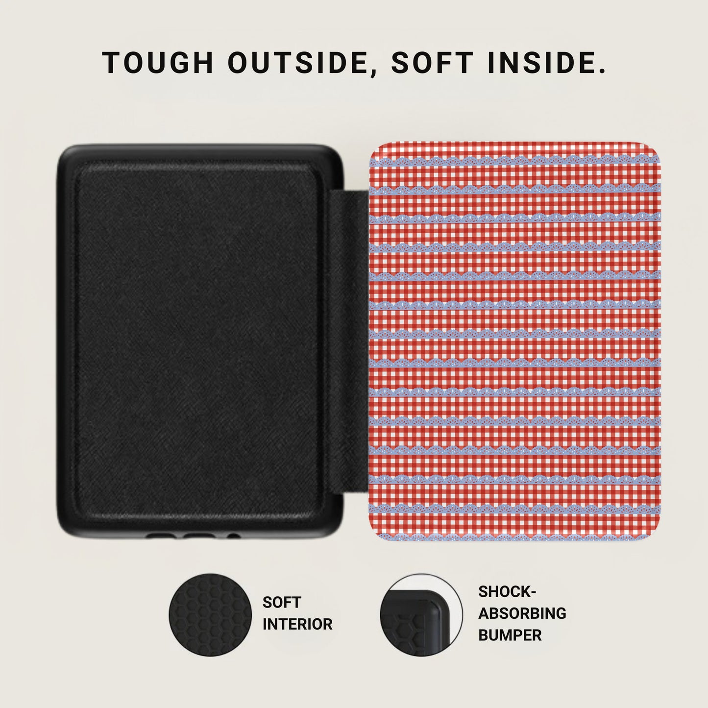 Stylish Tough Outside Soft Inside Phone Case