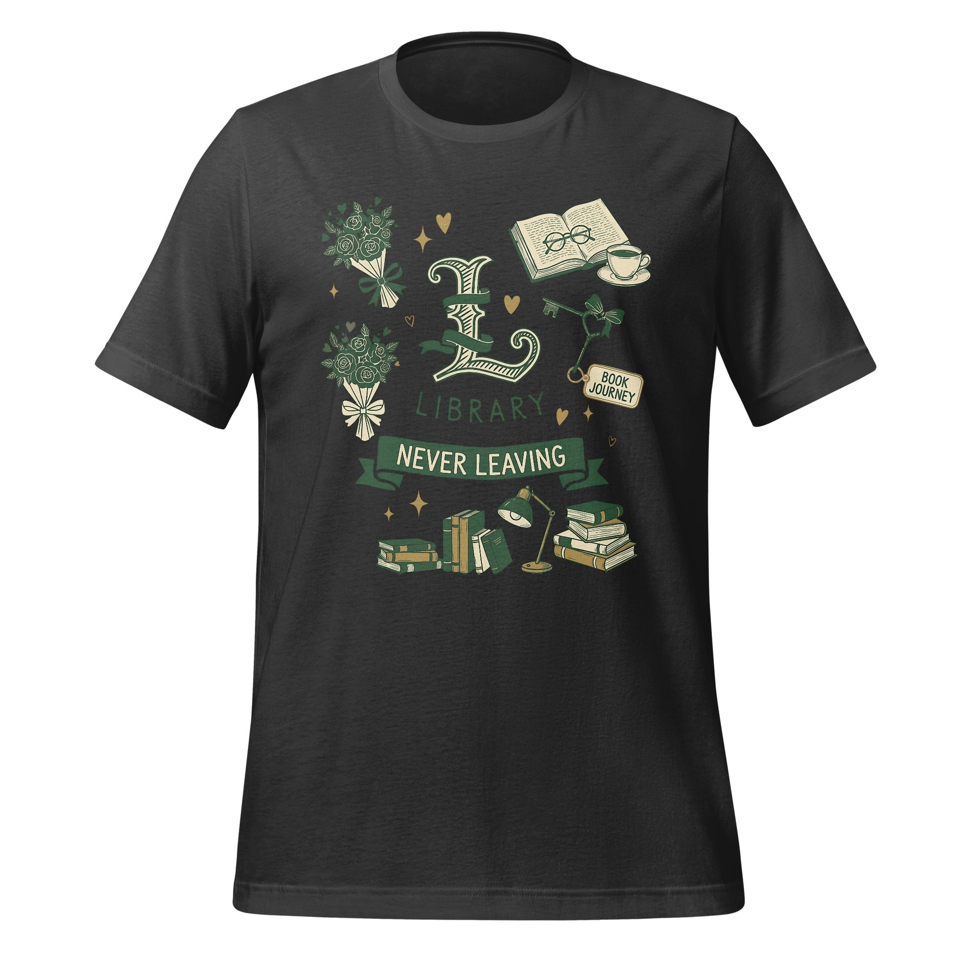 Library Never Leaving Book Lover Themed T-Shirt