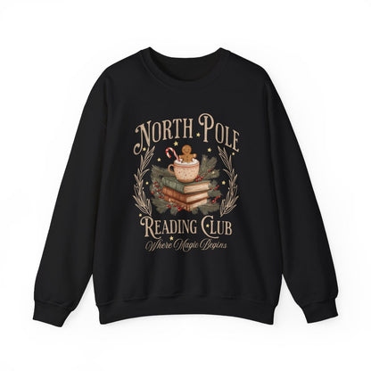 North Pole Reading Club Where Magic Begins Hoodie