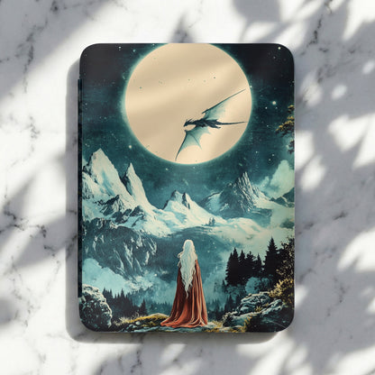 Majestic Dragon Moonlight Peaks Mystic Woman Artwork product type