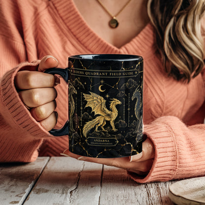 Fourth Wing Dragon Field Guide Mug