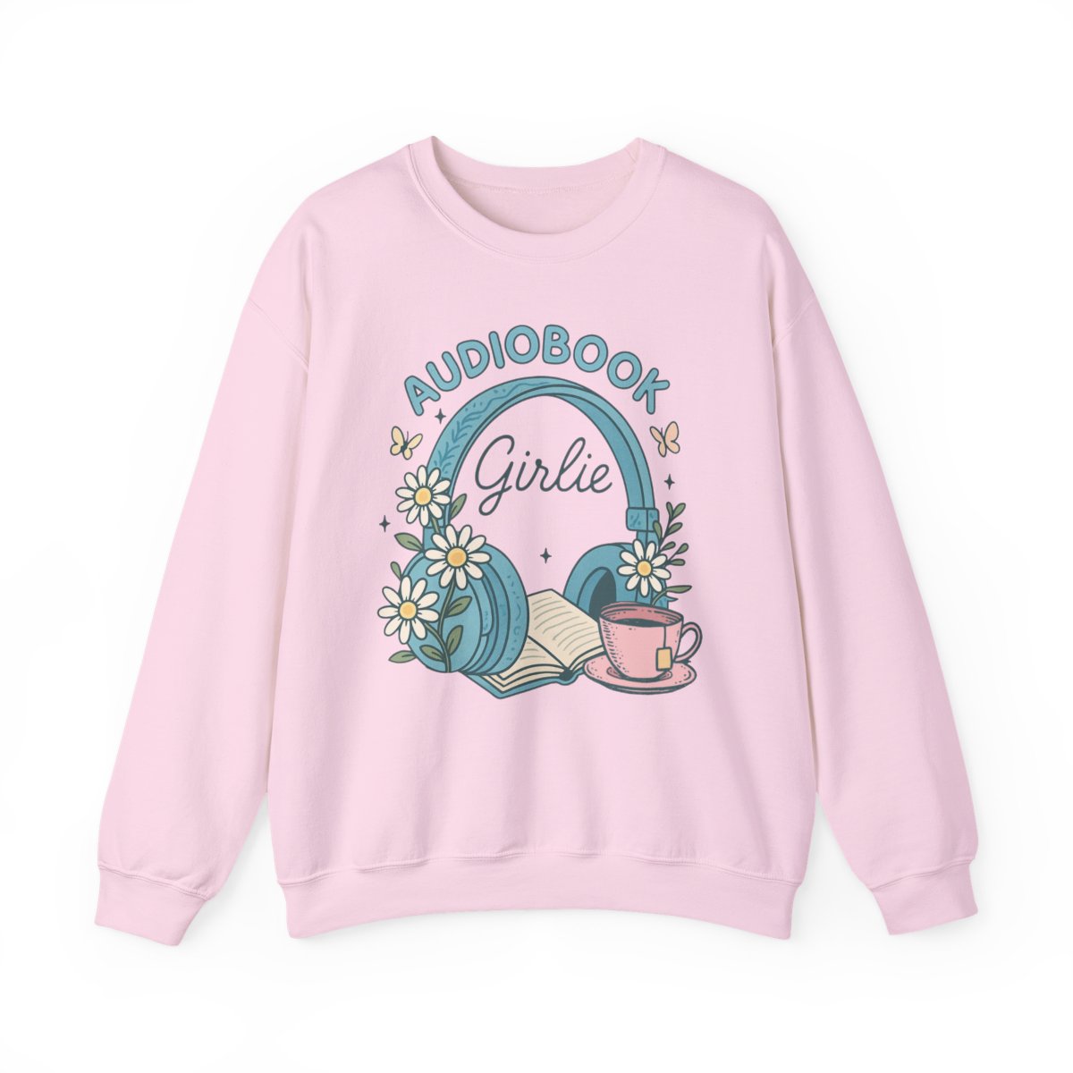 Audiobook Girlie Pink Sweatshirt for Book Lovers Product