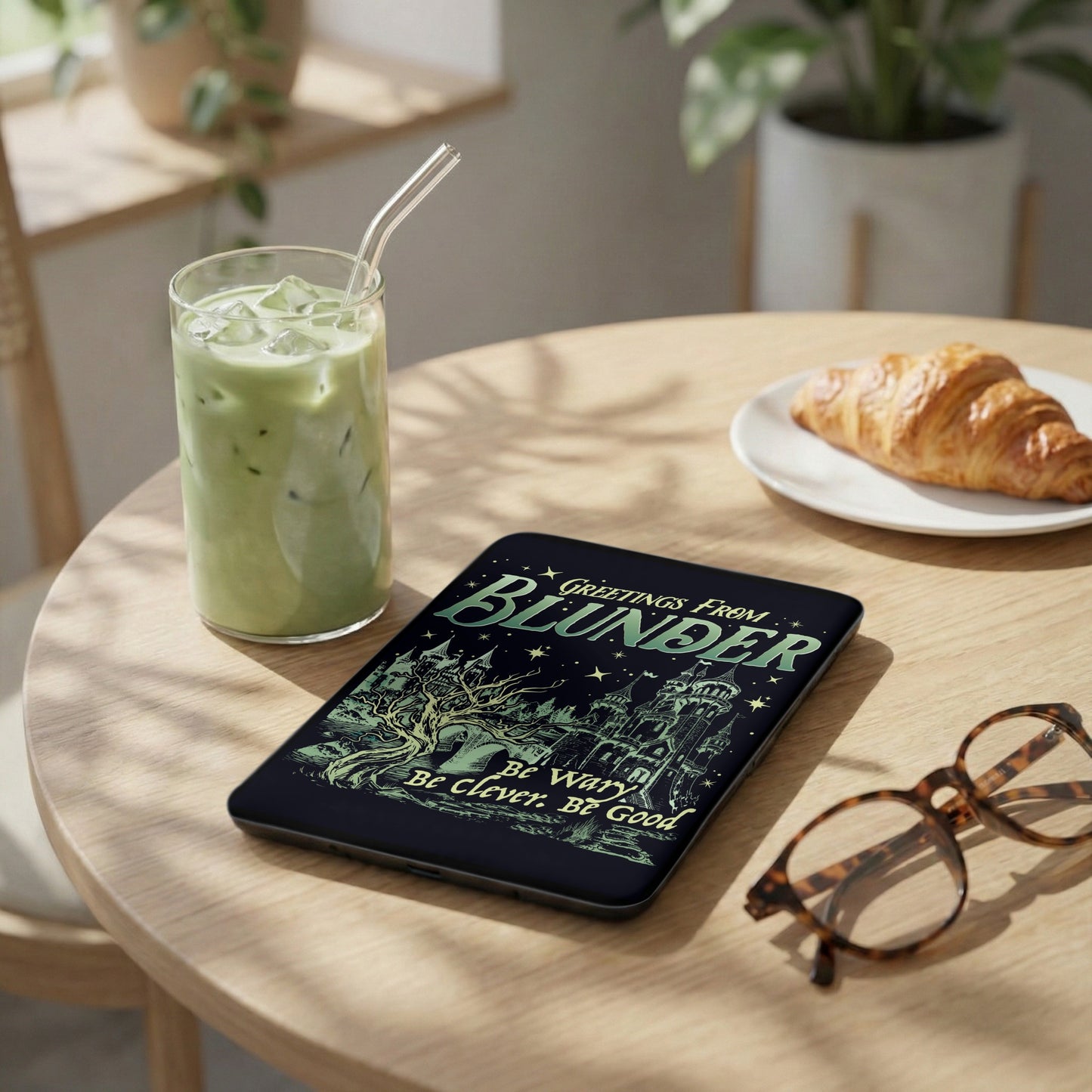 Greetings From Blunder Spooky Castle Tree Art product type