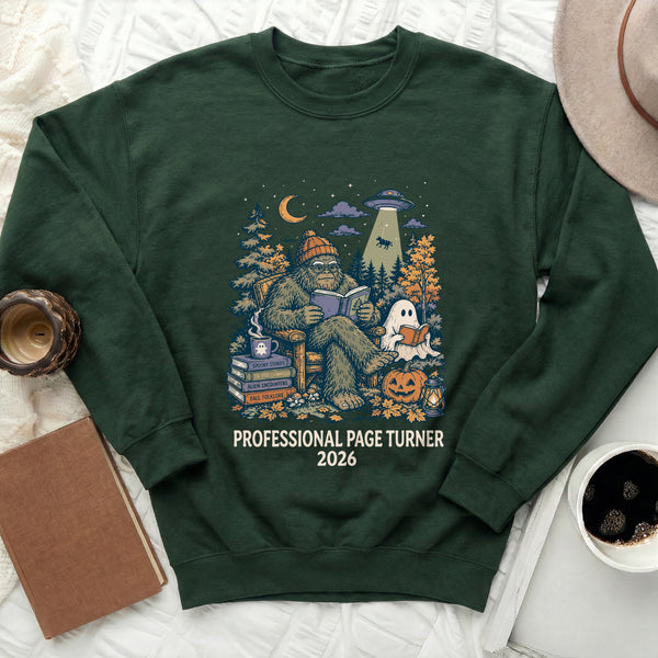 Cozy Cryptid Sweatshirt in Forest Green