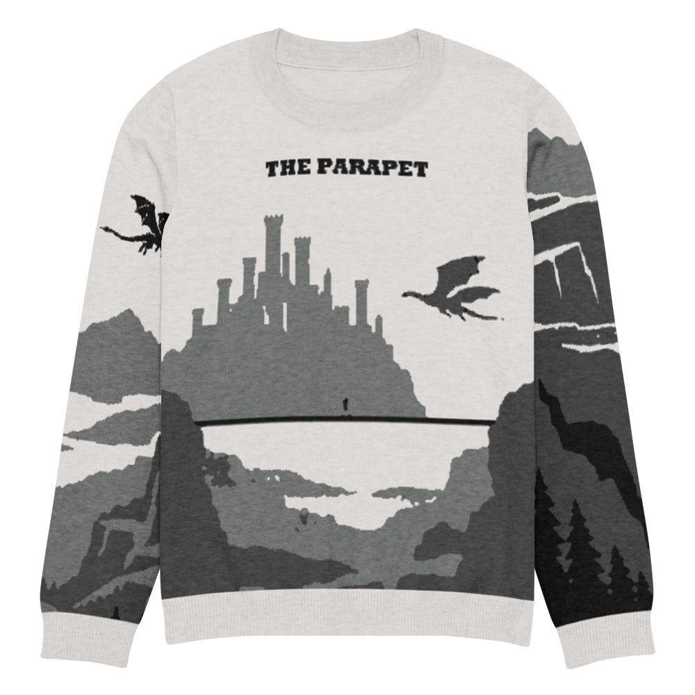 The Parapet knitted sweater, flat front