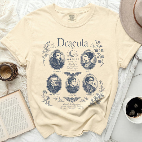 Vintage Dracula Tale Tee in Ivory