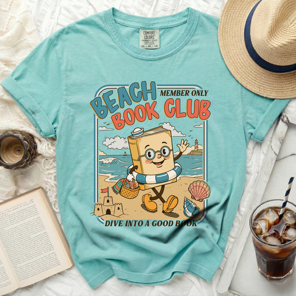 Beach Book Club Member Tee in Island Reef