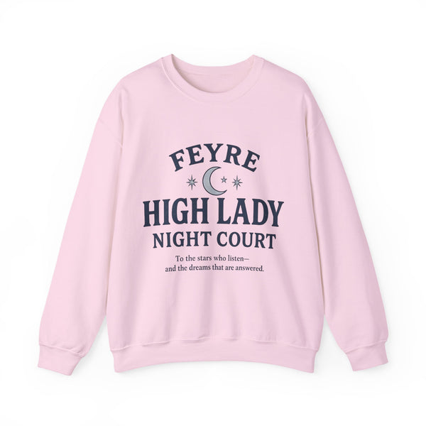 Feyre High Lady Sweatshirt in Light Pink