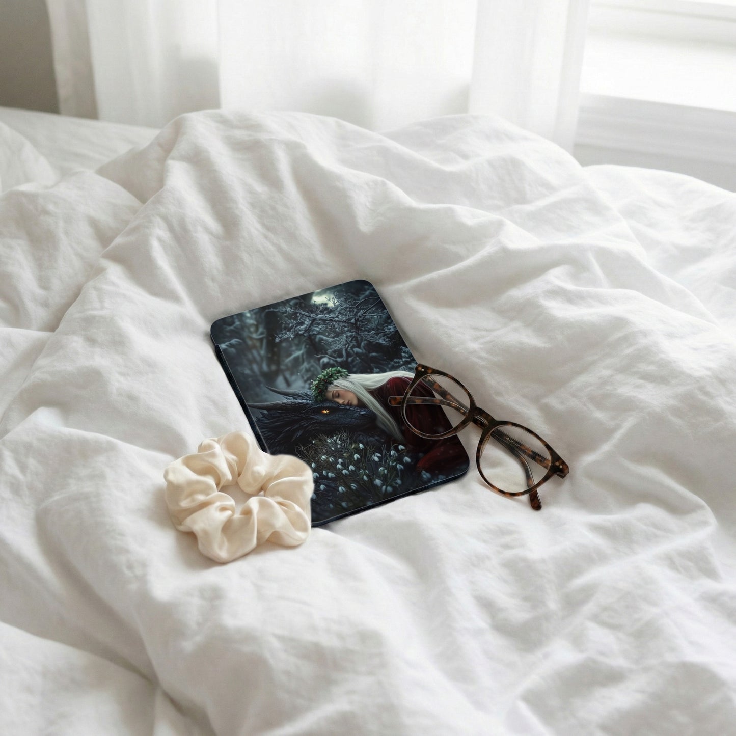 Maiden sleeping dragon winter forest snowdrops moon product type