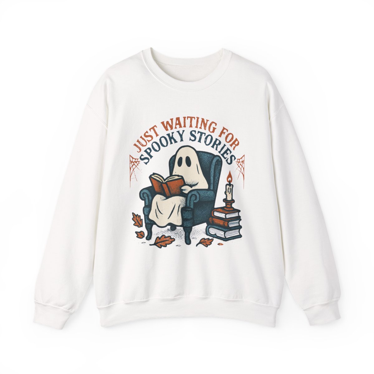 Just Waiting for Spooky Stories Halloween Sweatshirt