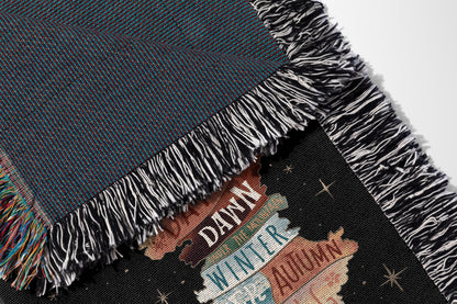 ACOTAR Courts Woven Blanket