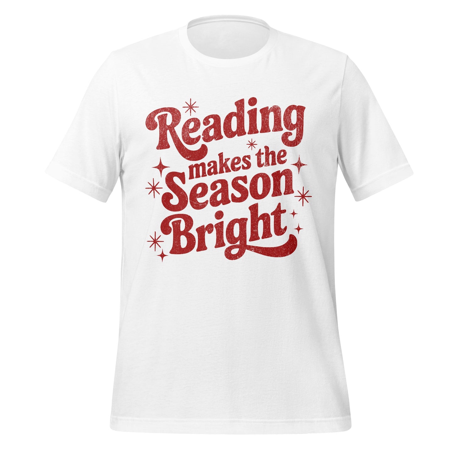 Reading Makes The Season Bright festive shirt
