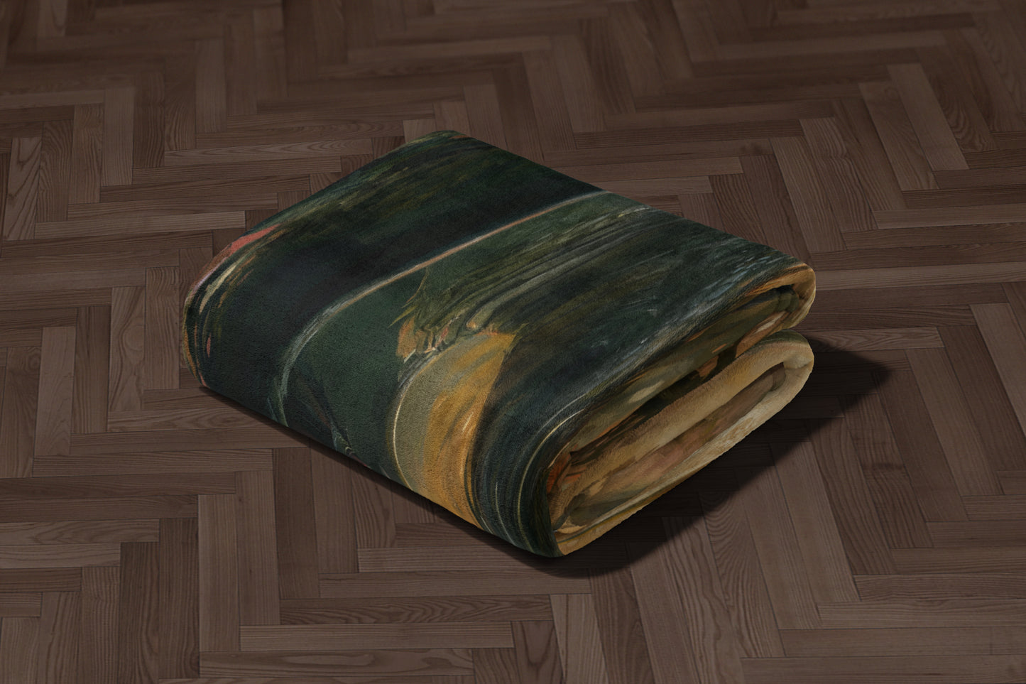 Luxurious Dark Forest Soft Plush Blanket Product