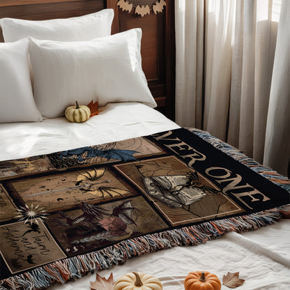 Fourth Wing Silver One Blanket
