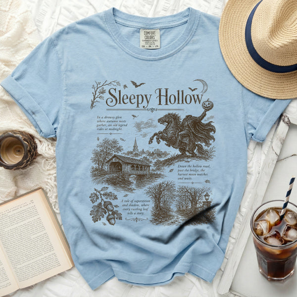Sleepy Hollow Tee in Chambray