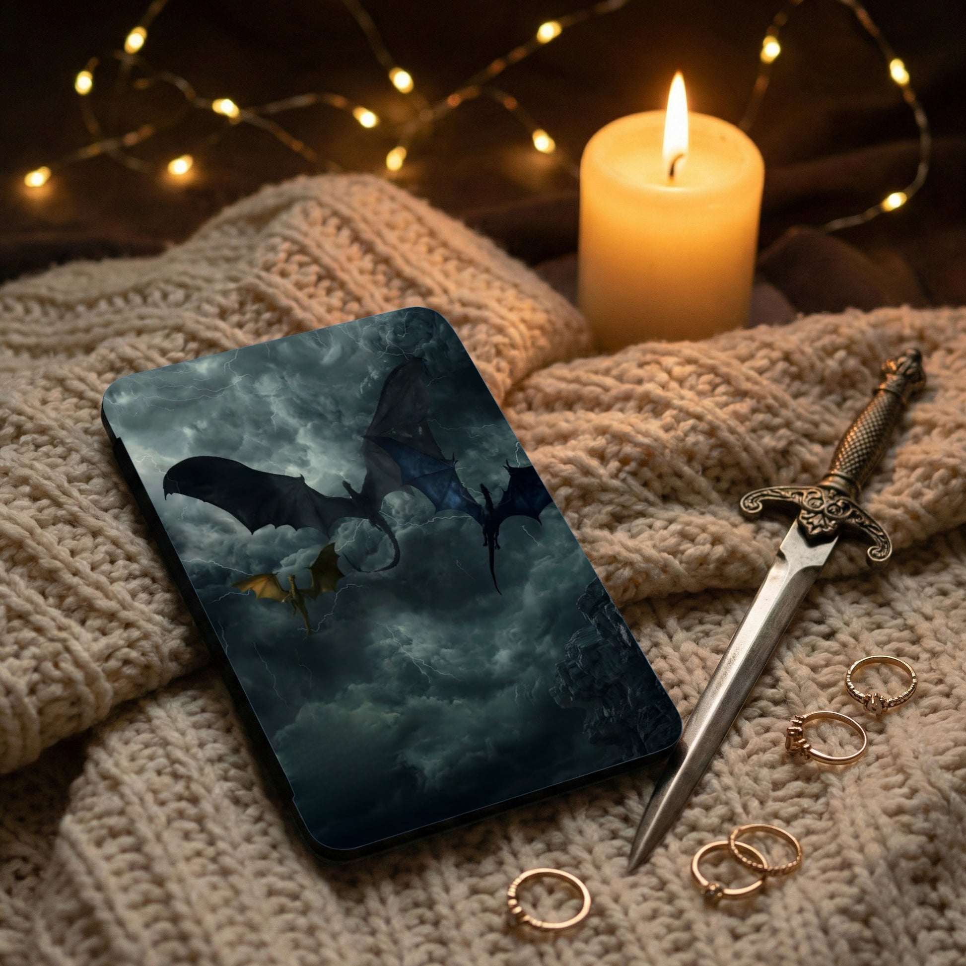 Mythical Dragons Storm Clouds Lightning Strike product type