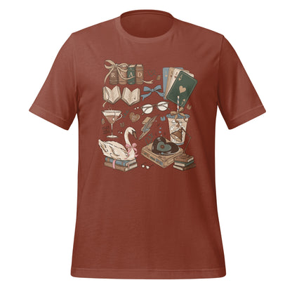 Whimsical Novelty Design T-Shirt Full of Fun Elements