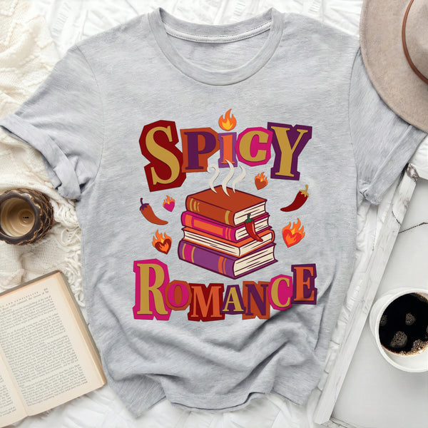 Chili Pepper Romance Tee in Athletic Heather