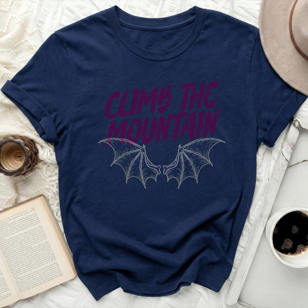 Violet Shadow Ascent Tee in Navy