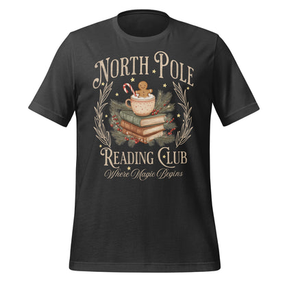 North Pole Reading Club Where Magic Begins Shirt