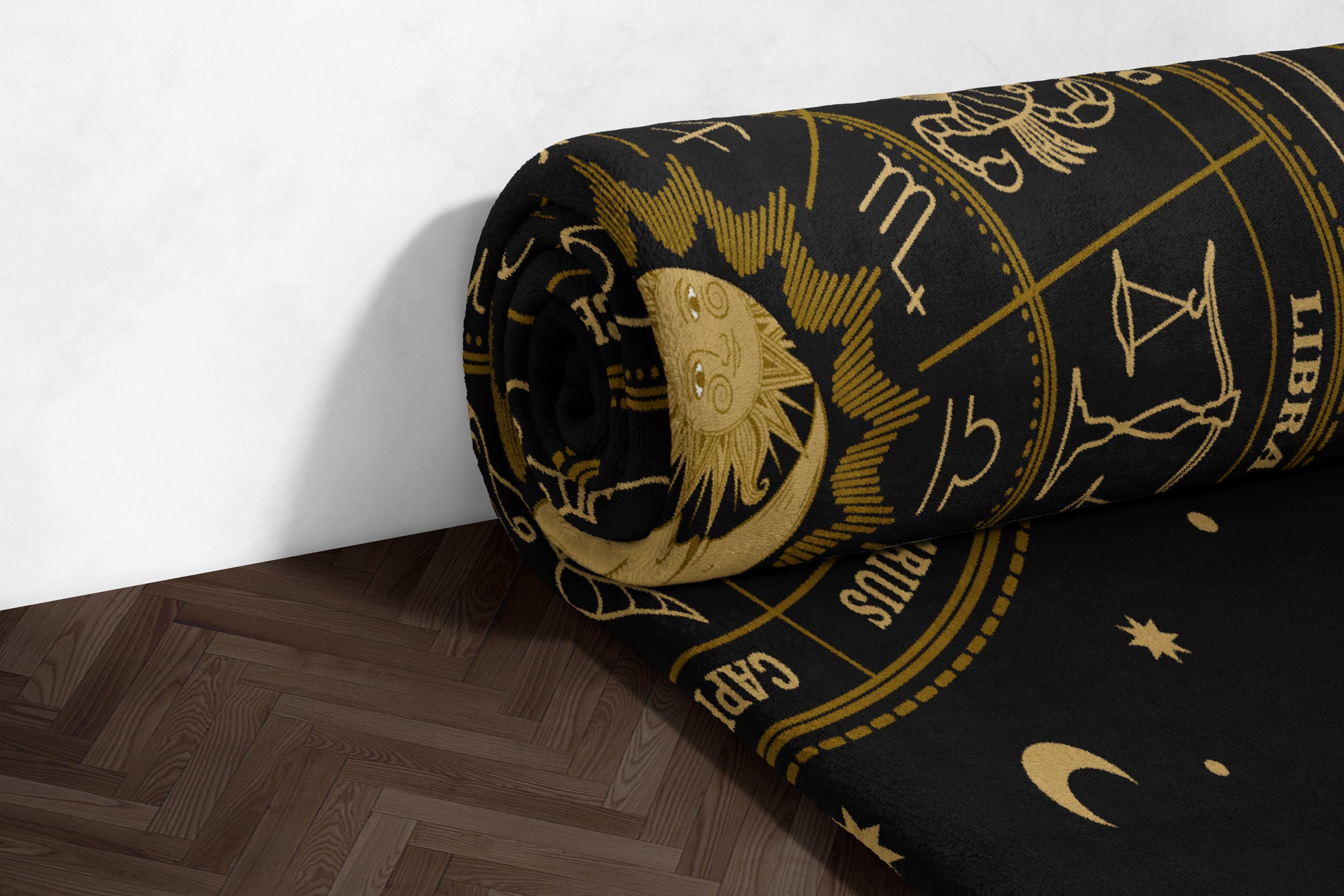 Zodiac Horoscope Patterned Floor Mat for Home Decor