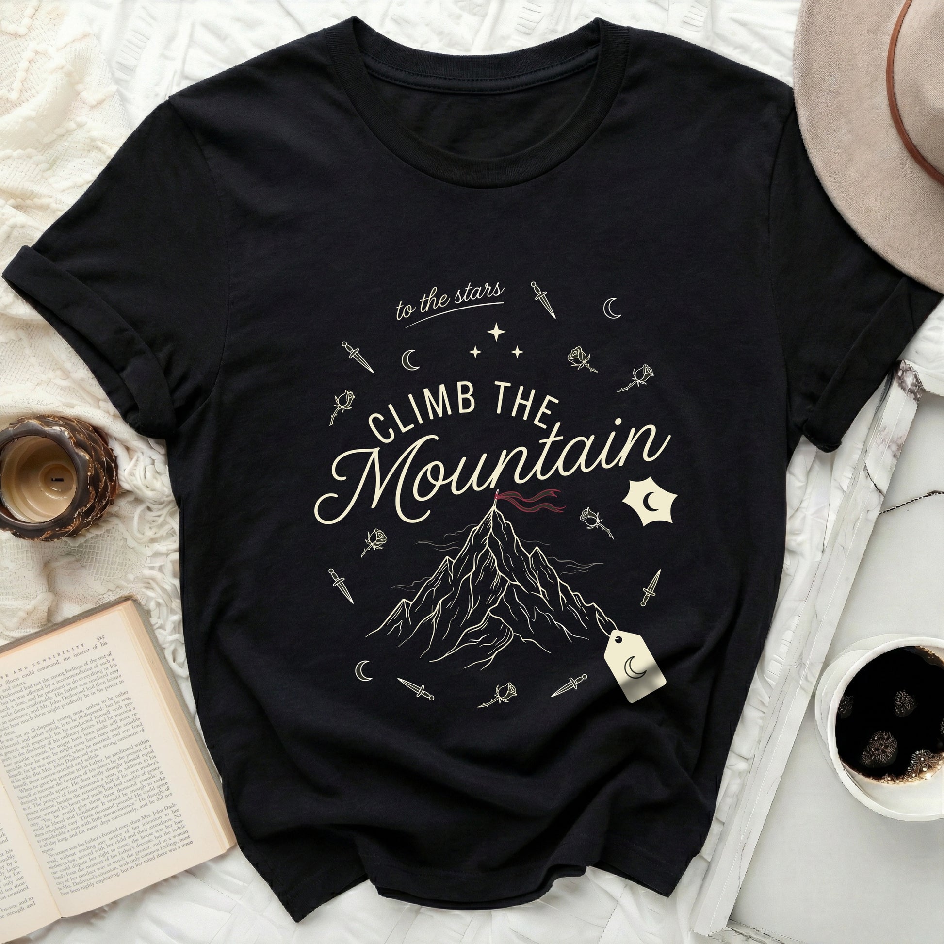 To The Stars Climb The Mountain Graphic Shirt product type