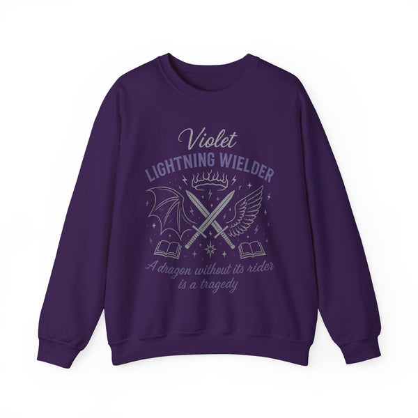 Violet Lightning Wielder Sweatshirt in Purple