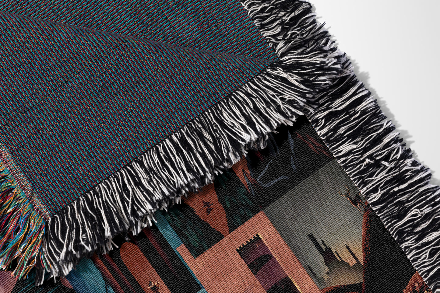 Throne of Glass Realms Woven Throw Blanket