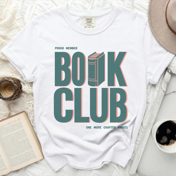 Book Club Tee in White