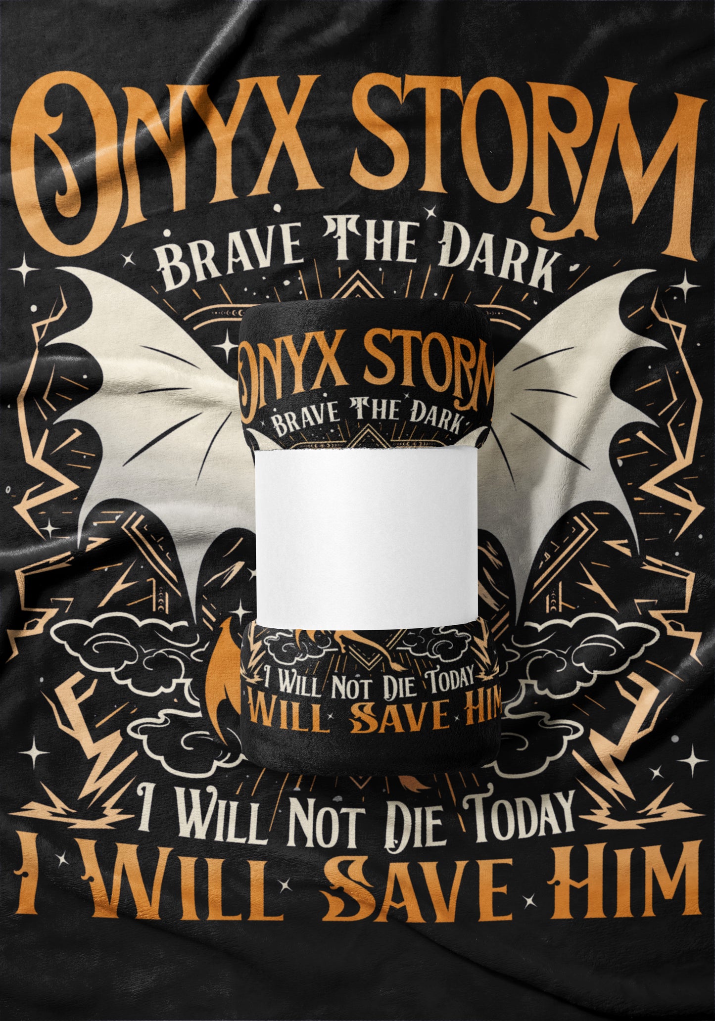 Onyx Storm Brave The Dark I Will Not Die Poster