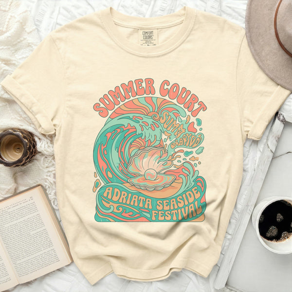 Adriata Festival Pearl Tee in Ivory