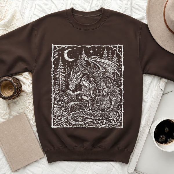 Moonlit Lorekeeper Sweatshirt in Dark Chocolate
