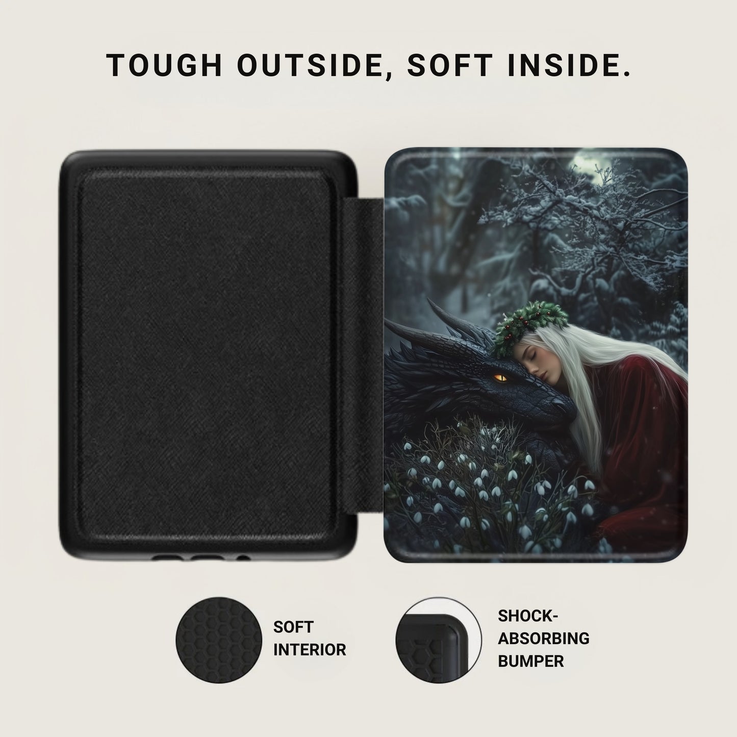 Tough Outside Soft Inside Dragon Fantasy Case product type