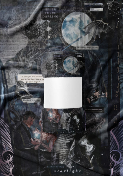 Fantasy Dark Moon and Magic Blanket Product