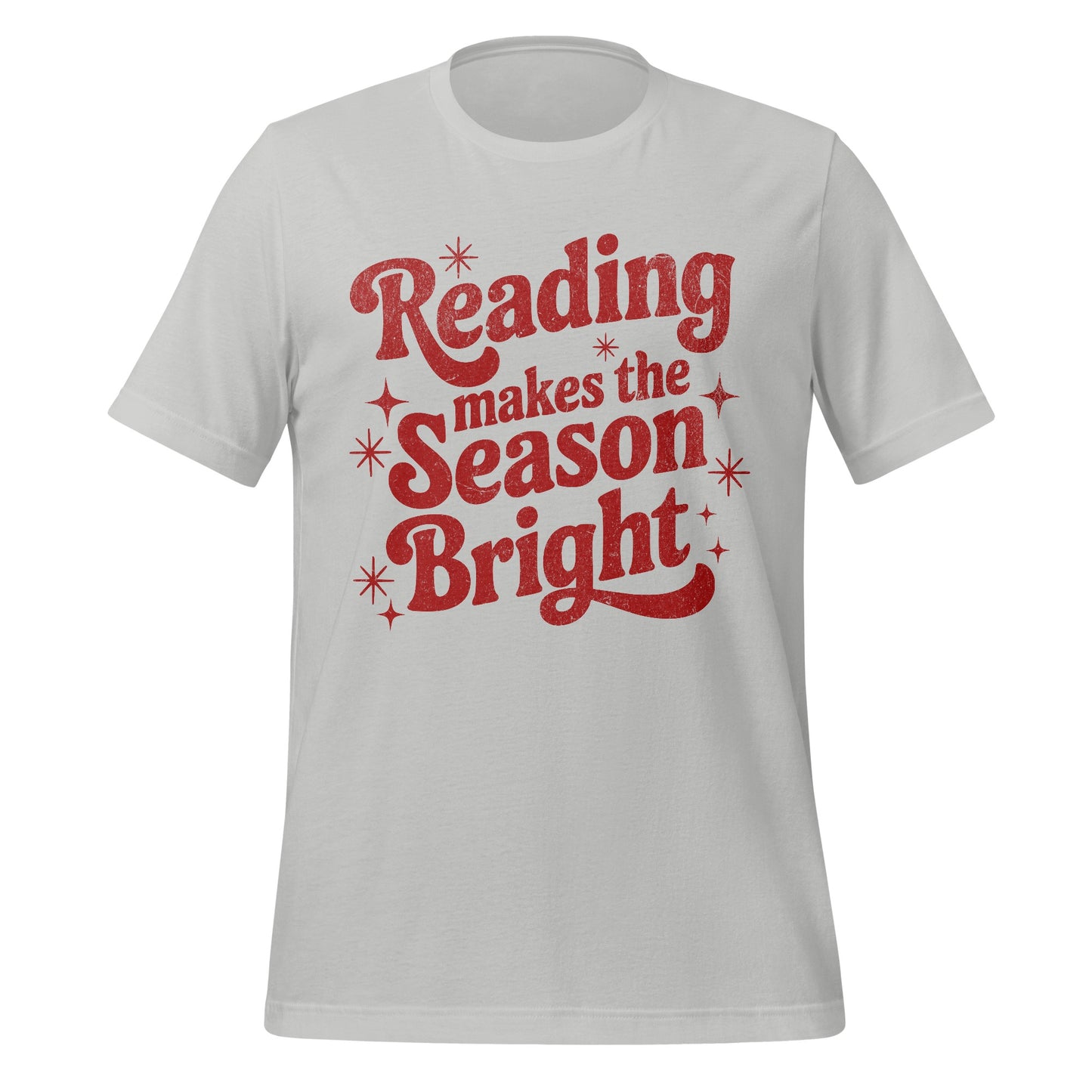 Reading Makes the Season Bright graphic tee