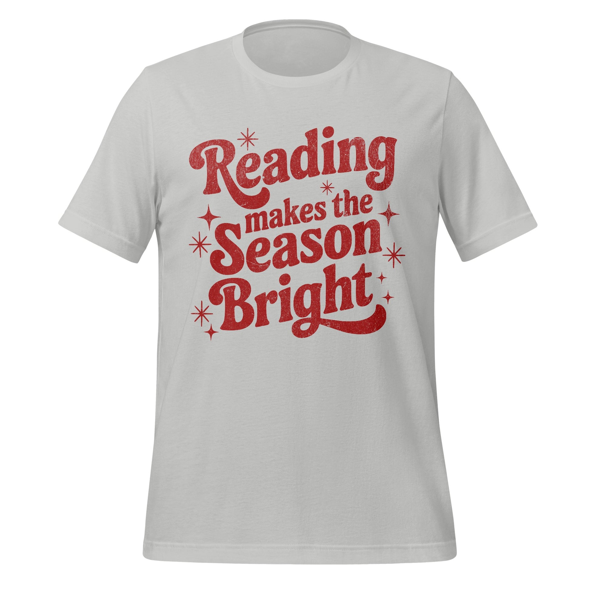 Reading Makes the Season Bright graphic tee