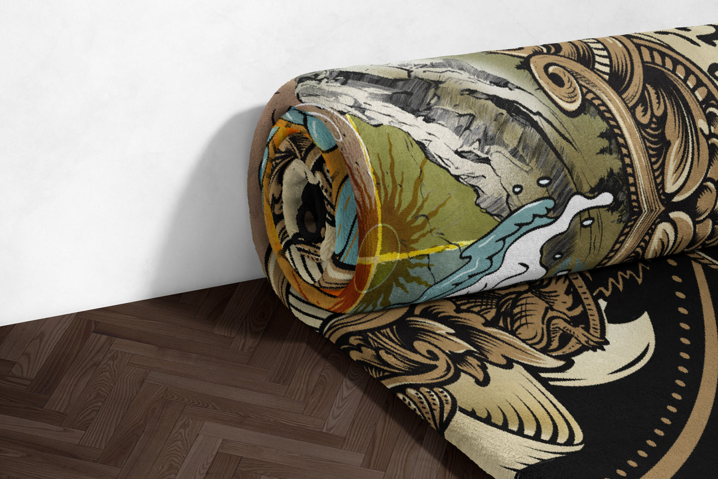 Unique Abstract Art Design for Home Decor Rug