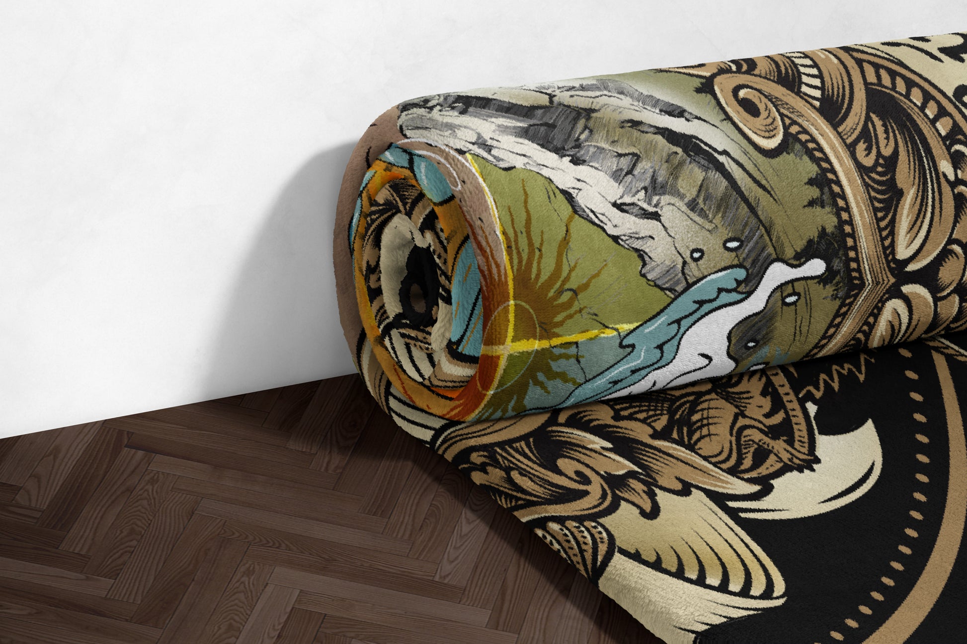 Unique Abstract Art Design for Home Decor Rug