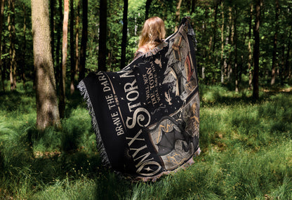 Onyx Storm Woven Blanket